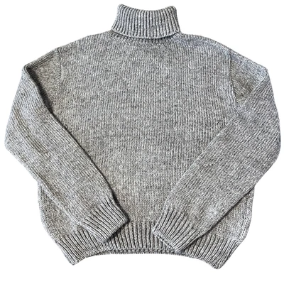 Suéter Pescador Devred 1902 Mezcla Lana Alpaca Para Hombres XL Gris Acogedor Cuello Alto Foto 1 de 4