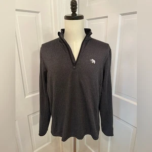 GREYSON Quarter Zip Pullover grau Fischgrät Herren Medium Mammut Logo - Bild 1 von 10