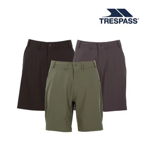 Trespass Mens Chino Shorts Long Length with Inner Mesh Pant Grittleton - Picture 1 of 7