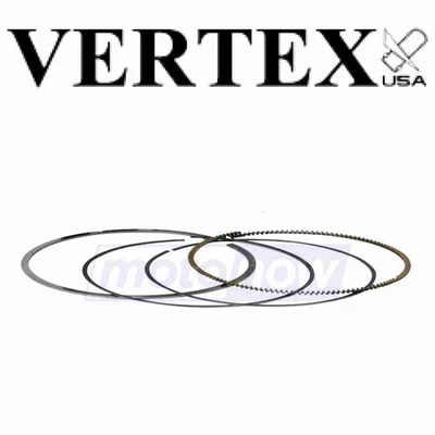 Vertex Piston Ring Set for 2003 Kawasaki KLX400R - Engine Pistons Piston cs Foto 1 de 4