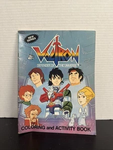 Libro da colorare e attività vintage Voltron Defender Of The Universe 1984 - Foto 1 di 19