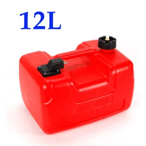 3.2 Gallon Portable Outboard Boat Marine Fuel Gas Tank 12L Plastic Oil Tank New - Picture 1 of 9