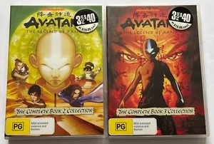 Avatar The Legend of Aang Book 2 & 3 DVD - Pal Region 4 PAL - 8 Discs - Picture 1 of 8