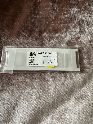 ¡Nuevo! Correa trasera transparente Capezio #STRP 2 para mujer leotardos de baile talla XS/S Foto 1 de 2