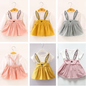 Autumn /Summer Baby Girls Clothes Dress Kids Girl Clothing Skirt Infant Dresses - Picture 1 of 17