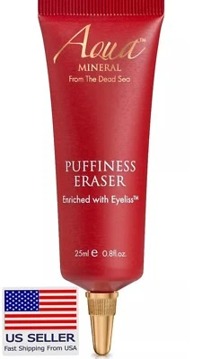 Aqua Mineral PUFFINESS ERASER remove puffy under eye bags the dead sea 25ml - Image 1 of 4