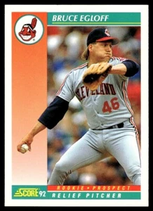 Puntuación Bruce Egloff Cleveland Indians 1992 #751B - Imagen 1 de 2
