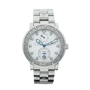Ulysse Nardin Maxi Marine 263-51 40 mm Steel White Dial Automatic Men's Watch - Picture 1 of 6