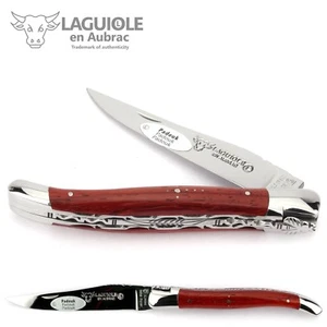 Navaja Laguiole en Aubrac doble placa Padouk L0712PKIFI 12 cm cuchillo - Imagen 1 de 6