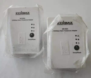 Edimax Nano Size Powerline Adapters 500Mbps HP-5101K - Picture 1 of 2