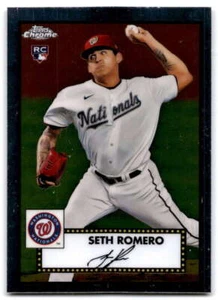2021 Topps Chrome Platinum Anniversary #100 Seth Romero  RC Rookie V97192 - Picture 1 of 2