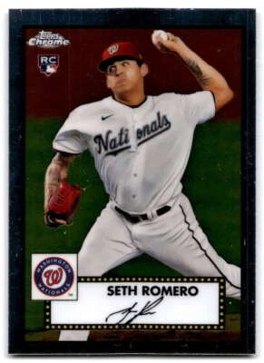 2021 Topps Chrome Platinum Anniversary #100 Seth Romero  RC Rookie V97192 - Image 1 of 2