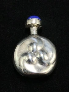 Vintage Taxco Mexiko Sterlingsilber 925 kleine/Miniatur Parfümflasche Fläschchen - Bild 1 von 8