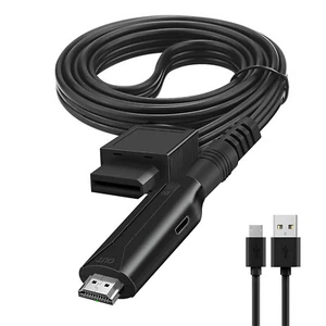 New USB Cable Line For HDTV Monitor Display Wii To HDMI Adapter HD 720P/1080P h - Picture 1 of 12