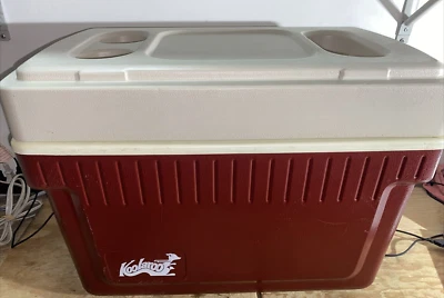 Termo Koolaroo Ice Chest Enfriador Almacenamiento Superior Modelo 7934 Tapa Bolsillo 34 Cuartos De Colección Foto 1 de 4