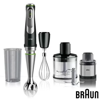 Braun Multi Schnellhandmixer 1200 W Easy Click System 5 Aufsätze MQ9138XI - Bild 1 von 4