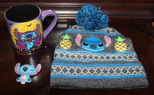 Disney Lilo & Stitch Vampire Stitch Tasse, Pom Beanie, 3D Magnet TRIO SET - Neu! - Bild 1 von 6