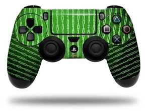 Skin for Sony PS4 Controller Binary Rain Green - Picture 1 of 3