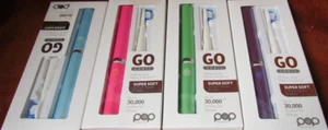 Pop Dental Portable Go Sonic Toothbrush (Orange, Blue, Purple, Green) 4 pc Lot - Picture 1 of 3