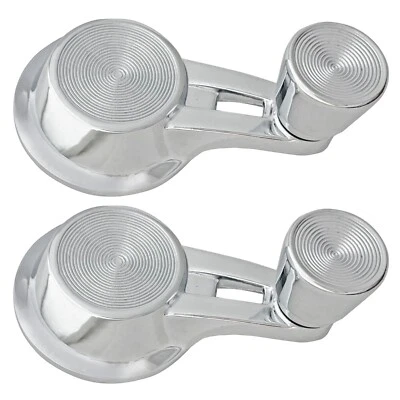 1959~1964 Chevy Impala Vent Window Crank Chrome / Double Arm - Pair / 2 PCS Foto 1 de 3