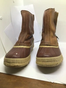 Sorel Leather Zip Boys 7 Waterproof  Boots Vintage pinto - Picture 1 of 7