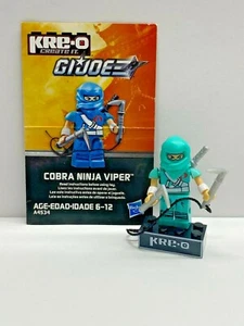 HASBRO - KRE-O - G.I. JOE - COBRA NINJA VIPER - KREON FIGURE - COMPLETE!! - #F - Picture 1 of 2