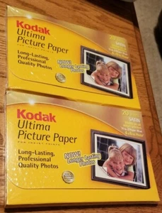 New Kodak Ultima SATIN Photo Picture Paper 40 4x6 Sheets Borderless Inkjet - Bild 1 von 2