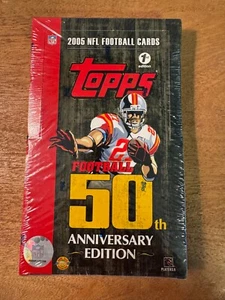 2005 NFL Football Cards Topps 1st Edition 50th Anniversary Edition Factory Seale - Bild 1 von 5