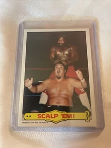 Junkyard Dog Card 1985 Topps Titan Sports WWF Scalp 'Em! Wrestling WWE #24 - Picture 1 of 10