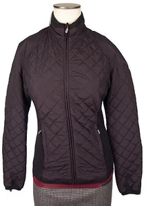 Auténtica chaqueta negra acolchada Belstaff FB para mujer 42 - Imagen 1 de 9