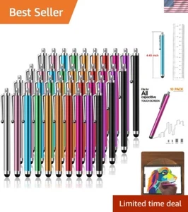 Lot de 40 stylets universels pour smartphones - Compacts et résistants aux rayures - Photo 1/8