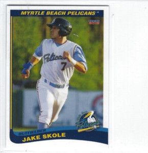 2012 Myrtle Beach Pelicans (Single-A Texas Rangers) Jake Skole