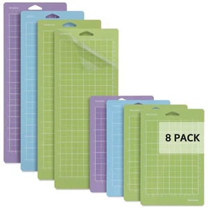 8 Pack Cutting Mat for Cricut Various Sizes & Grips, Adhesive Mats - Picture 1 of 4