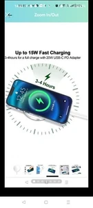 15W Fast Magnetic Wireless Charger Compatible with MagSafe Charger, Wireless... - Picture 1 of 7