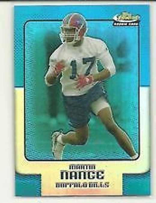 MARTIN NANCE 2006 Finest Blue Refractor #139 Rookie SERIAL #/299 BUFFALO BILLS - Image 1 of 1