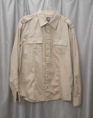 Camisa informal de manga larga con botones delanteros talla M para hombre CAVI Foto 1 de 2