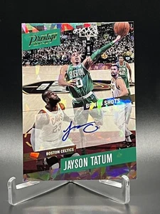 Jayson Tatum Rookie Card 2017-18 Panini Prestige Autographed Bonus Shots-Crystal - Bild 1 von 5