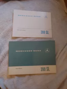Manual del propietario y diagrama de cableado Mercedes Benz W113 280SL (original OEM.) - Imagen 1 de 4