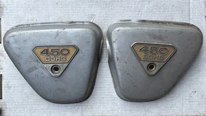 1970 Honda CL450 70 Scrambler Left & Right Side Covers Panels CB450 OEM PAIR 2 - Picture 1 of 2