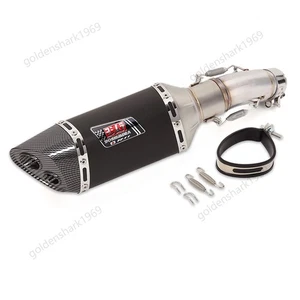 Ninja 500 400 2018-2025 Black Muffler Exhaust Tips Mid Pipe for Kawasaki Z400 - Bild 1 von 19