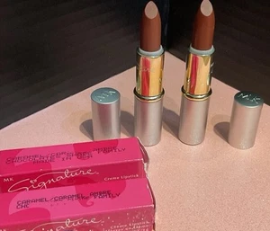 2-Mary Kay Signature CARAMEL Creme Lipstick Boxed 907500 - New - Picture 1 of 7