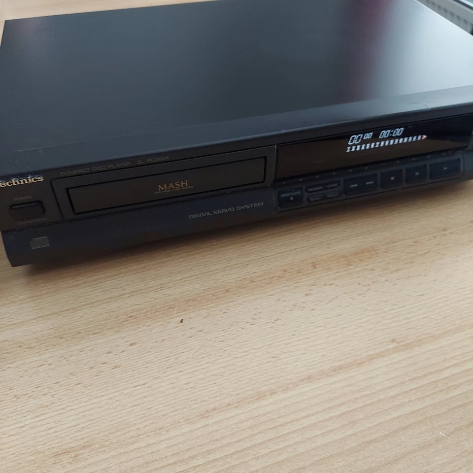 Technics SL-PG360A CD Disk Player Mash Digital Servo System -als defekt verkauft - Bild 1 von 4