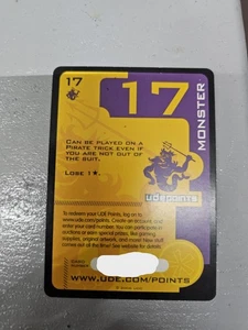 UDE Points Promo Card Upper Deck Entertainment Expired Code Not Playable - Picture 1 of 2