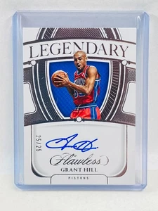 2023-24 Panini Flawless Grant Hill Legendary Auto #25/25 - Picture 1 of 2