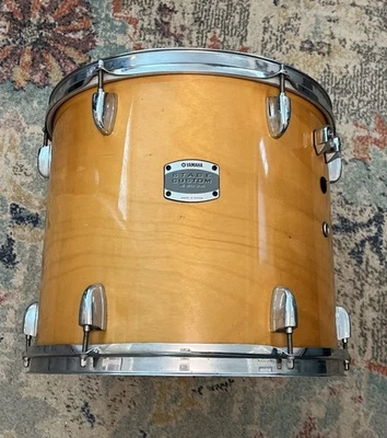 "Tom de piso de abedul personalizado Yamaha Stage 14"" madera natural" Foto 1 de 4