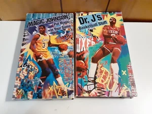Dr. J's Basketball Stuff + Magic Johnson Put Magic In Your Game VHS - Imagen 1 de 7