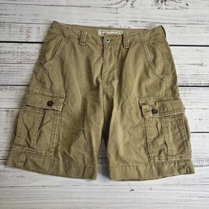 American Eagle Cargo Short Herren 31x10 beige khaki Utility schwere klassische Länge - Bild 1 von 8