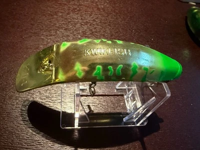 K14 Raro 🇺🇸Pre-rapala Luhr Jensen Kwikfish, “Gold Grinch”, Salmon Slayer Foto 1 de 3