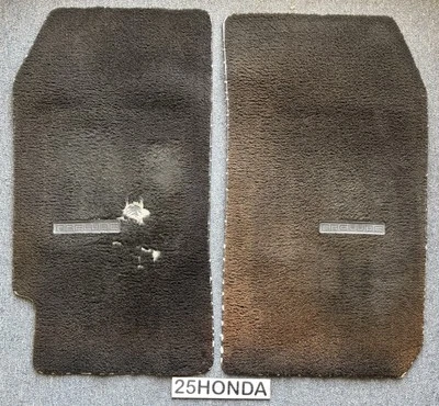 Alfombrillas opcionales negras ultra raras BA1 BA2 1983-1987 Honda Prelude Si OEM Foto 1 de 4