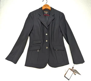 Abrigo Ariat Pro Series Platinum Show para mujer talla 12R calce ajustado negro nuevo con etiquetas - Imagen 1 de 15